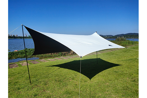 LvYin outdoor octagonal butterfly awning + awning pole